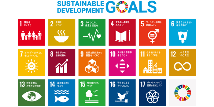SDGs17のゴール図