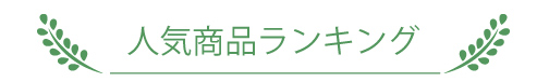 人気商品ランキング